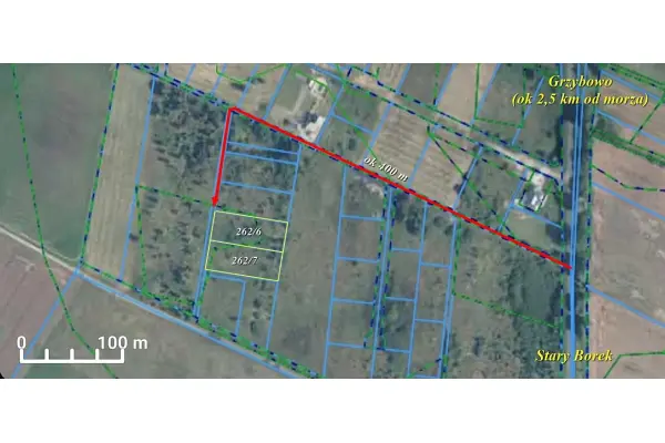 kołobrzeski, Siemyśl, Stary Borek, Spacerowa, Działki Budowlane 3km do morza.